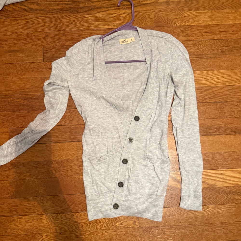 Hollister Light Gray Women's Sweater
